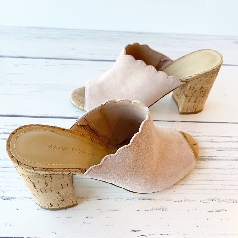 MARC FISHER Block Sandals